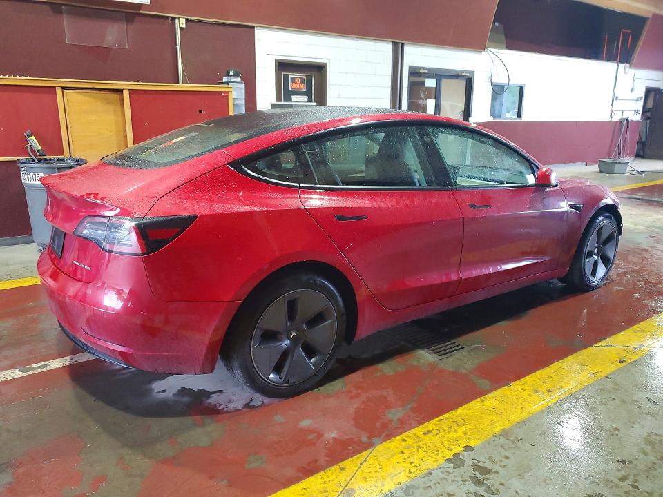 2022 Tesla Model 3 VIN 5YJ3E1EB9NF288513 COPART salvage auction — FRONT END, CT - CERTIFICATE OF TITLE, sold $10,800 on 2026-07-08 (photo 3)