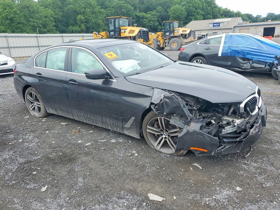 2021 BMW 5er VIN WBA13BJ02MWX19403 COPART salvage auction — FRONT END, Pa - Certificate Of Salvage, sold $7,400 on 2026-08-17 (photo 4)