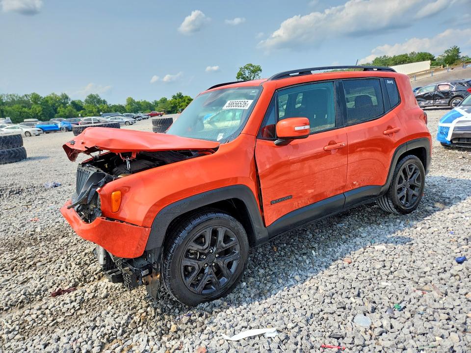 2017 Jeep VIN ZACCJABB6HPG43280 COPART salvage auction — FRONT END, Al - Cert Of Title-Salvage Title, sold $250 on 2026-07-28 (photo 1)