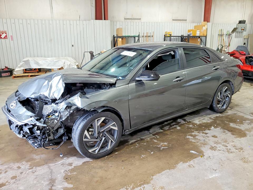 2025 Hyundai Elantra VIN KMHLM4DG3SU056960 COPART salvage auction — FRONT END, Tx - Salvage Vehicle Title, sold $3,950 on 2026-07-20 (photo 1)