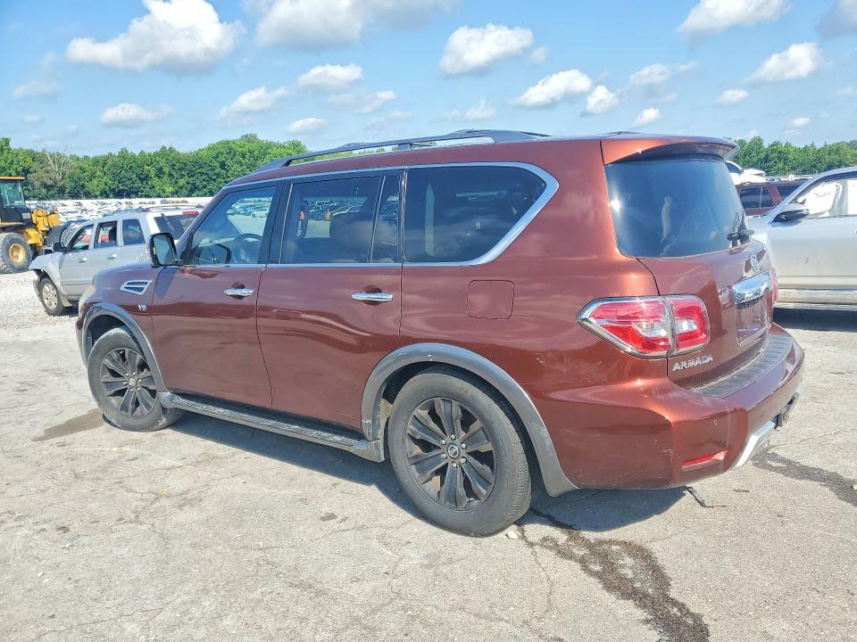 2017 Nissan Armada VIN JN8AY2NC8H9509101 COPART salvage auction — NORMAL WEAR, Tn - Certificate Of Title, sold $4,200 on 2026-07-21 (photo 2)