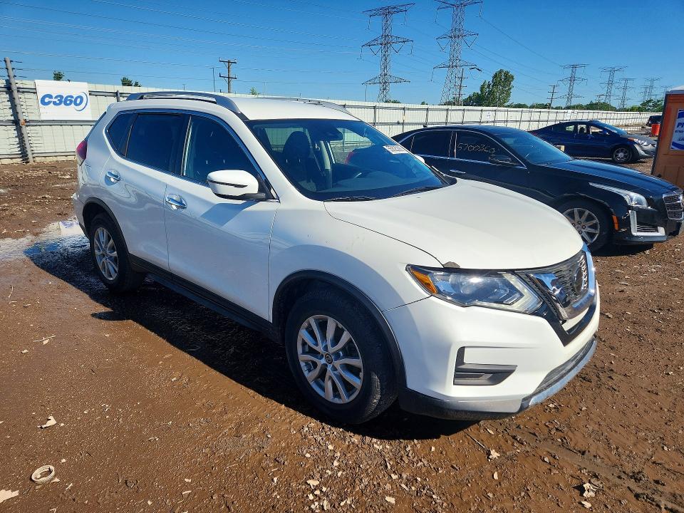2020 Nissan Rogue VIN KNMAT2MT3LP502878 COPART salvage auction — FRONT END, IL - SALVAGE CERTIFICATE, sold $3,900 on 2026-07-28 (photo 4)