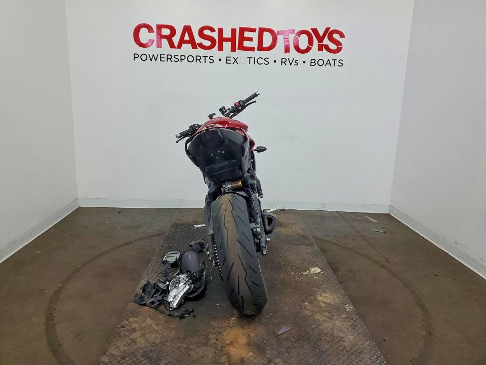 2024 Triumph motorcycle Street VIN SMTA614K7RTBP3096 COPART salvage auction — FRONT END, MN - CERT OF TITLE-SALVAGE, sold $3,050 on 2026-07-16 (photo 4)
