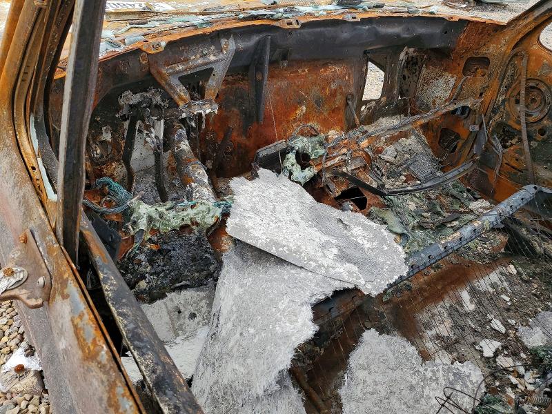 1989 Ford F-250 VIN 1FTHF26H6KKA00425 COPART salvage auction — BURN, Tx - Nonrepairable Title, sold $90 on 2026-07-07 (photo 8)