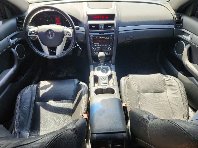 2008 Pontiac G8 VIN 6G2EC57Y08L988761 COPART salvage auction — FRONT END, Md - Cert Of Salvage < 75% Damage, sold $2,750 on 2026-07-14 (photo 8)