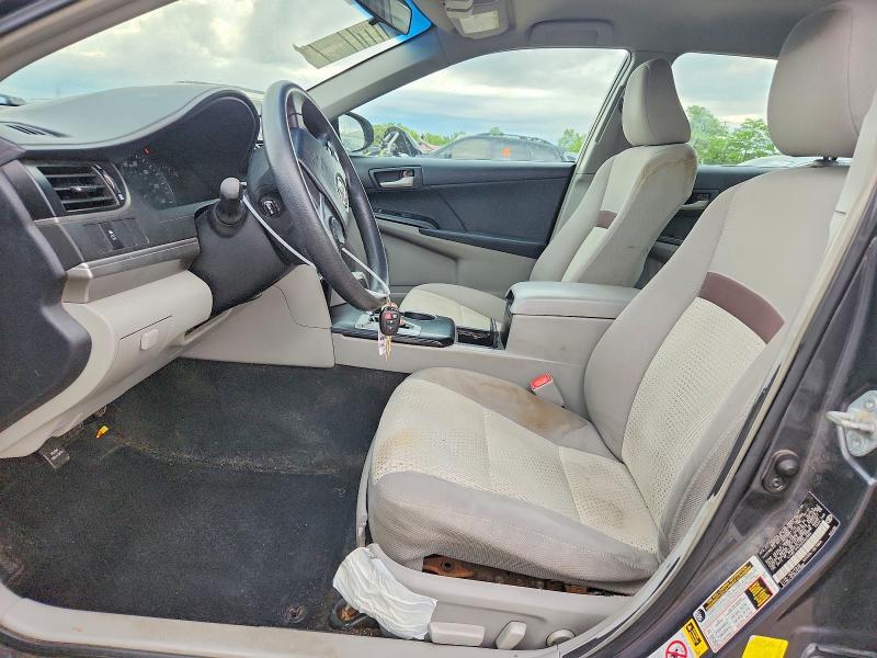 2012 Toyota Camry VIN 4T4BF1FK2CR262994 COPART salvage auction — FRONT END, Il - Salvage Certificate, sold $3,400 on 2026-07-24 (photo 7)
