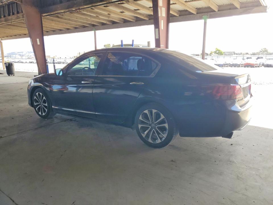 2013 Honda Accord VIN 1HGCR2F54DA159123 COPART salvage auction — VANDALISM, CA - SALVAGE CERTIFICATE, sold $2,550 on 2026-07-02 (photo 2)