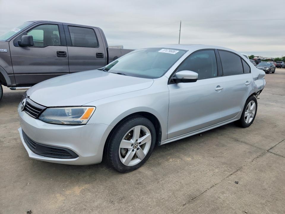 2012 Volkswagen Jetta VIN 3VWLL7AJ3CM421780 COPART salvage auction — REAR END, Tx - Certificate Of Title (P), sold $2,200 on 2026-07-09 (photo 1)