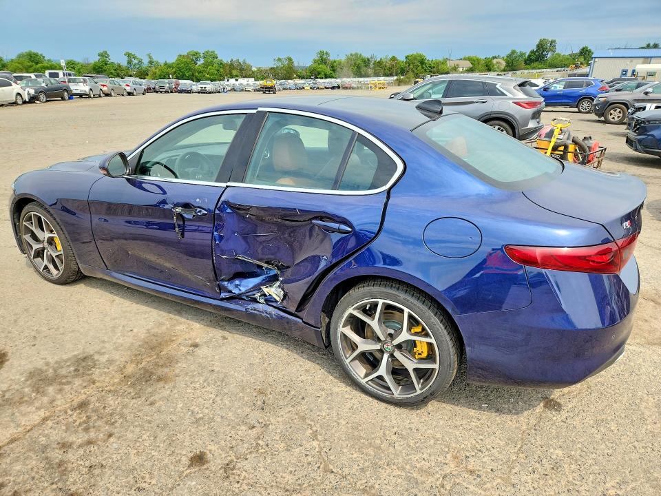 2021 Alfa romeo VIN ZARFANBN1M7645742 COPART salvage auction — SIDE, Pa - Certificate Of Salvage, sold $5,300 on 2026-07-24 (photo 2)