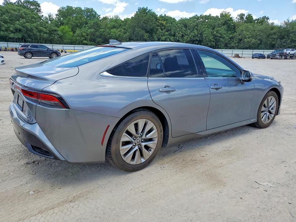 2023 Toyota Mirai VIN JTDAAAAA2PA008829 COPART salvage auction — NORMAL WEAR, Ok - Cert Of Title-Rebuilt (P), sold $4,850 on 2026-07-09 (photo 3)