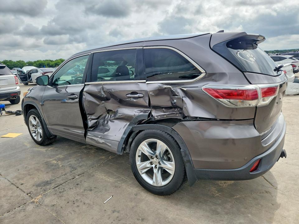 2015 Toyota VIN 5TDDKRFH8FS118042 COPART salvage auction — SIDE, Il - Salvage Certificate, sold $175 on 2026-07-30 (photo 2)