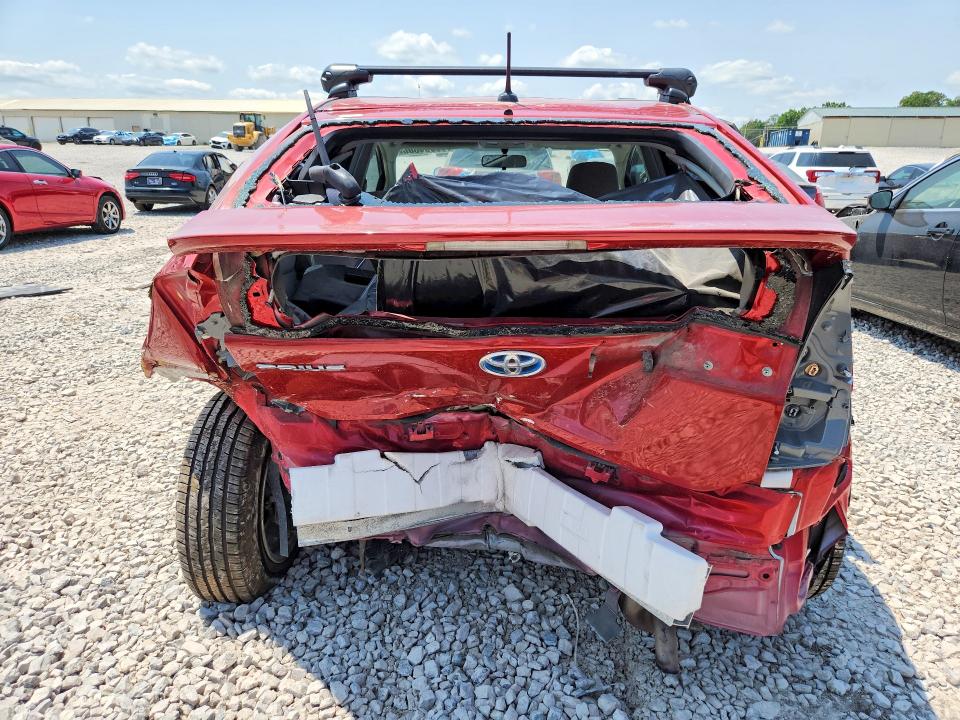 2011 Toyota Prius VIN JTDKN3DU2B5303957 COPART salvage auction — REAR END, Tn - Salvage Certificate, sold $600 on 2026-07-21 (photo 6)