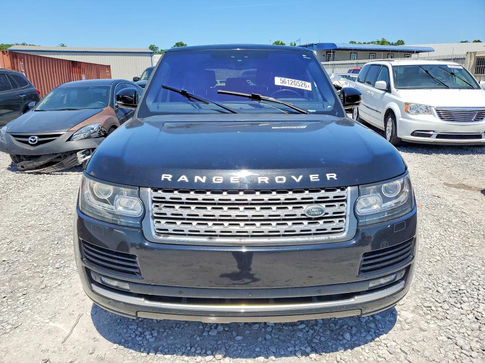 2017 Land rover RANGE ROVER VIN SALGS2FE3HA329605 COPART salvage auction — NORMAL WEAR, Al - Certificate Of Title (P), sold $7,800 on 2026-07-28 (photo 5)