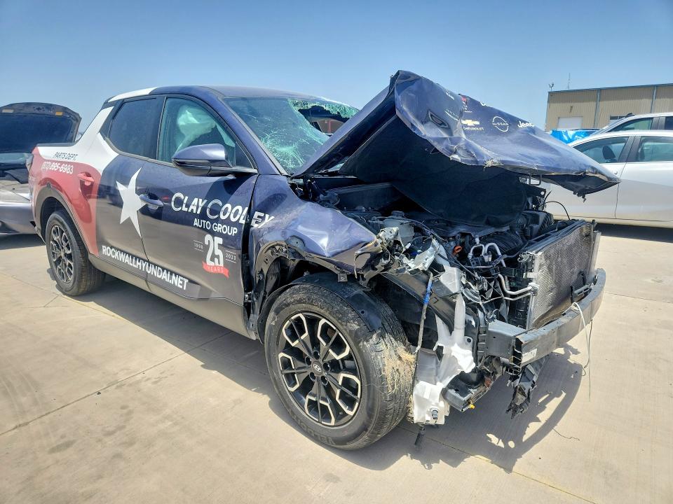 2022 Hyundai Santa cruz VIN 5NTJB4AE7NH000329 COPART salvage auction — FRONT END, Mi - Cert Of Title-Salvage Vehicle, sold $2,300 on 2026-07-30 (photo 4)