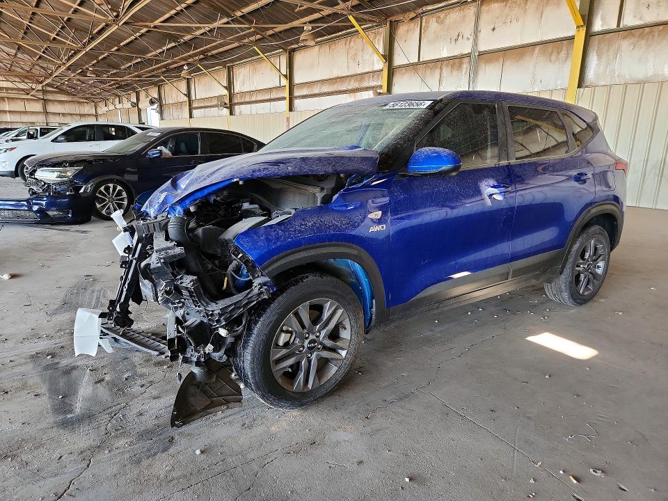 2023 Kia Seltos VIN KNDEPCAA5P7362496 COPART salvage auction — FRONT END, Az - Certificate Of Title, sold $2,050 on 2026-07-15 (photo 1)