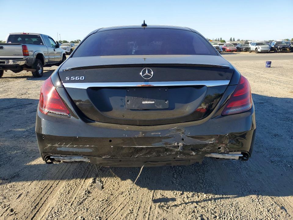 2019 Mercedes-benz S class VIN WDDUG8DB8KA426092 COPART salvage auction — REAR END, CA - SALVAGE CERTIFICATE, sold $8,600 on 2026-07-30 (photo 6)