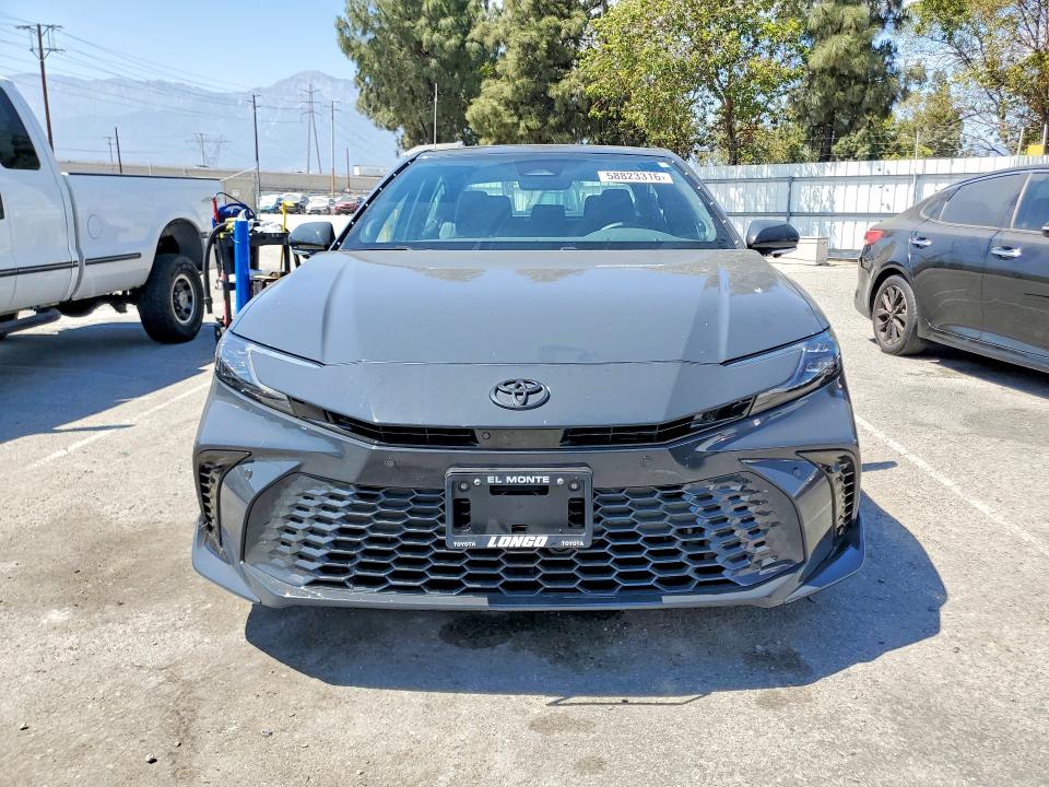 2025 Toyota Camry VIN 4T1DAACK3SU586198 COPART salvage auction — REAR END, Ca - Salvage Certificate, sold $17,400 on 2026-07-02 (photo 5)
