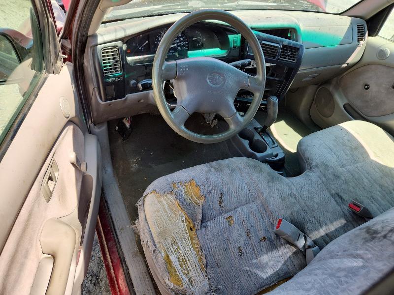 2004 Toyota Tacoma VIN 5TENL42N64Z402222 COPART salvage auction — FRONT END, Ca - Salvage Certificate, sold $975 on 2026-07-08 (photo 8)