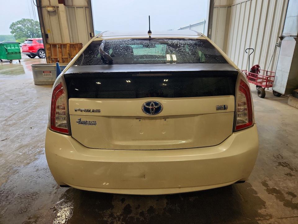 2014 Toyota Prius VIN JTDKN3DU9E1751012 COPART salvage auction — FRONT END, Wi - Junked Vehicle Bill Of Sale, sold $1,300 on 2026-07-07 (photo 6)