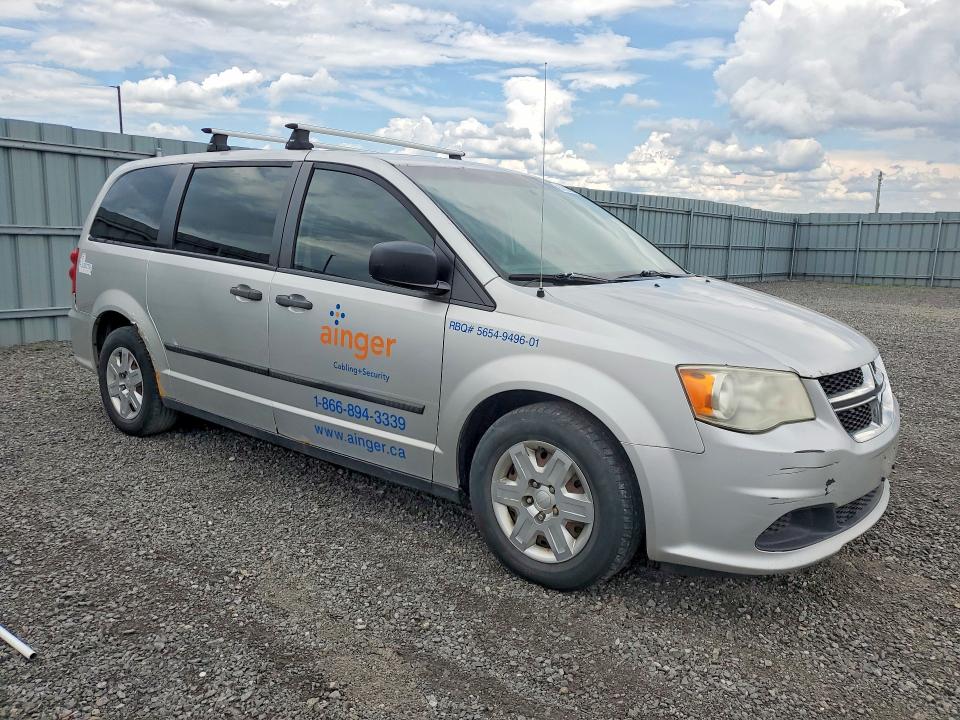 2012 Dodge VIN 2C4RDGBG5CR285531 COPART salvage auction — SIDE, On - Permit No Brand - Unfit, sold $425 on 2026-07-02 (photo 4)