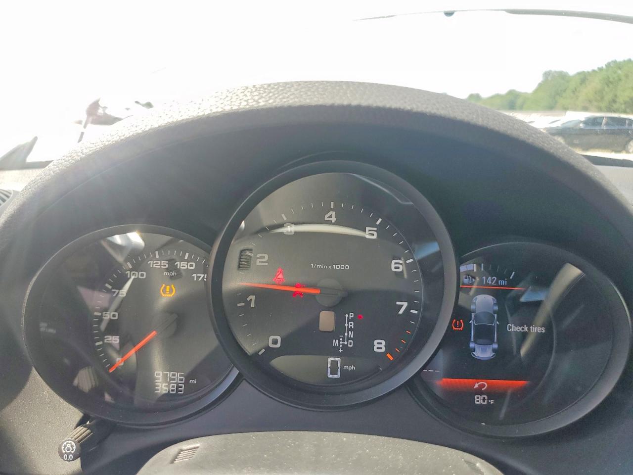 2024 Porsche Boxster VIN WP0CA2A81RK205323 COPART salvage auction — Front End, GA - CERT OF TITLE-SALVAGE, sold $32,000 on 2026-07-01 (photo 9)