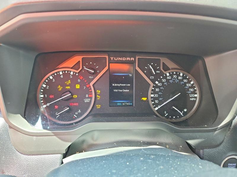 2023 Toyota Tundra VIN 5TFLA5BC0PX002718 COPART salvage auction — WATER/FLOOD, Al - Cert Of Title-Flood Salvage, sold $13,100 on 2026-07-27 (photo 9)