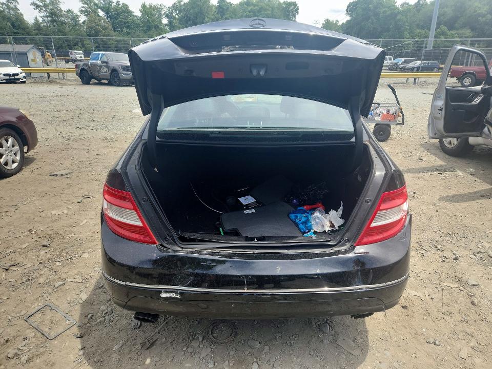 2009 Mercedes-benz C class VIN WDDGF81X09R044893 COPART salvage auction — REAR END, MD - CERT OF SALVAGE < 75% DAMAGE, sold $425 on 2026-07-17 (photo 6)