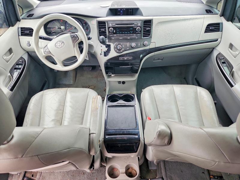 2012 Toyota Sienna VIN 5TDKK3DC5CS231132 COPART salvage auction — FRONT END, Il - Salvage Certificate, sold $2,100 on 2026-07-16 (photo 8)