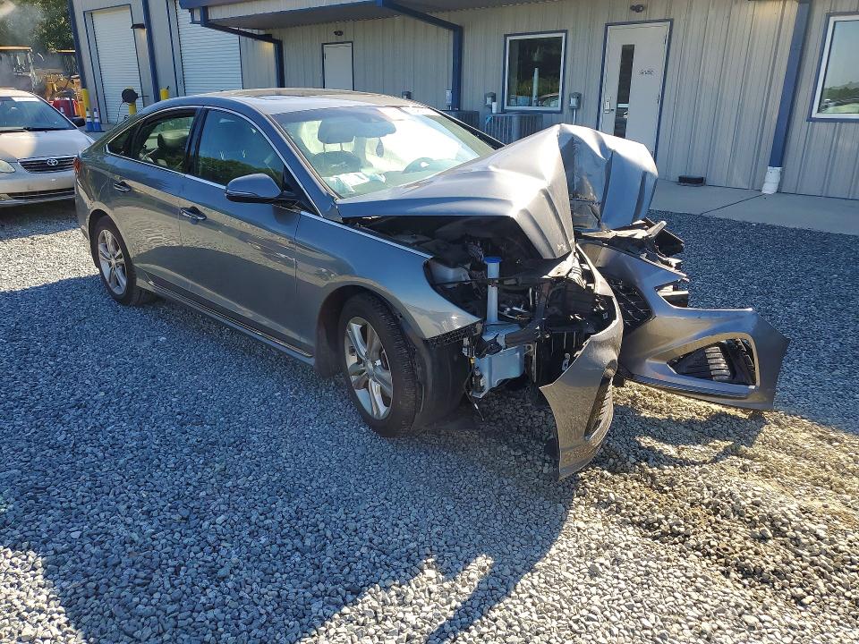 2019 Hyundai VIN 5NPE34AF6KH791616 COPART salvage auction — FRONT END, Nc - Salvage Certificate Of Title, sold $425 on 2026-07-30 (photo 4)