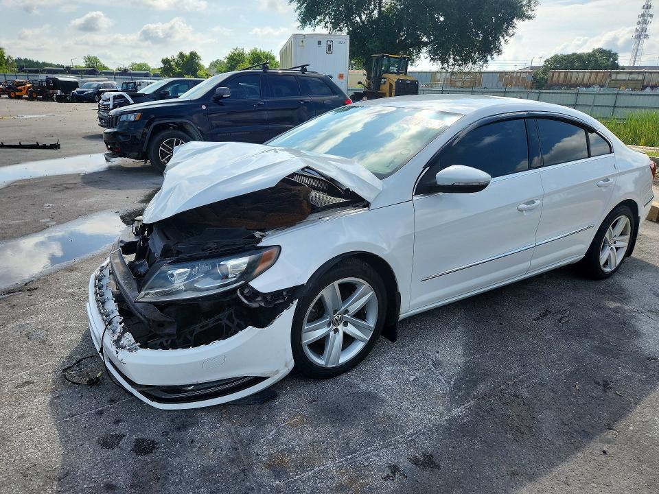 2014 Volkswagen VIN WVWBP7AN2EE537874 COPART salvage auction — FRONT END, Fl - Cert Of Title Slvg Rebuildable, sold $450 on 2026-08-06 (photo 1)