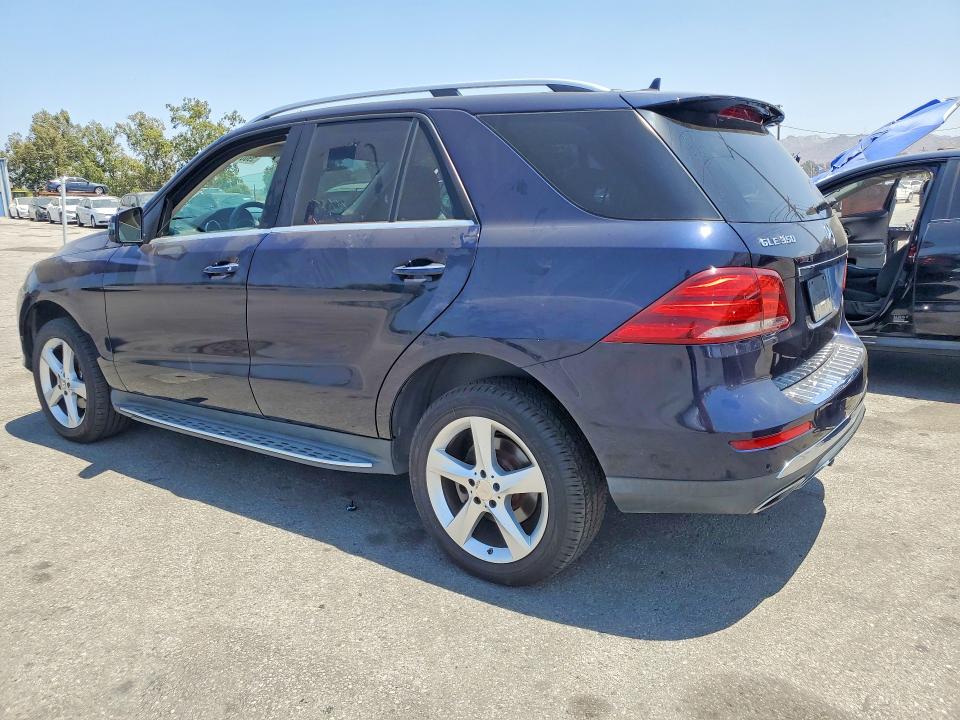 2017 Mercedes-benz Gle class VIN 4JGDA5JB4HA821423 COPART salvage auction — MINOR DENT/SCRATCHES, Mt - Dis/Dlr/Exp Only Clean Title, sold $6,300 on 2026-07-02 (photo 2)