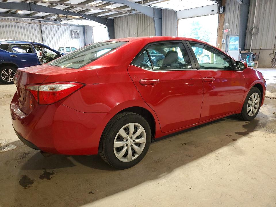2014 Toyota Corolla VIN 5YFBURHE8EP050501 COPART salvage auction — MECHANICAL, Pa - Non Public Clean Title, sold $4,100 on 2026-07-22 (photo 3)