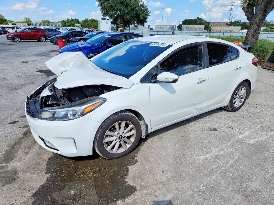 2017 Kia Forte VIN 3KPFL4A74HE107625 COPART salvage auction — FRONT END, Fl - Cert Of Title Slvg Rebuildable, sold $1,650 on 2026-07-02 (photo 1)
