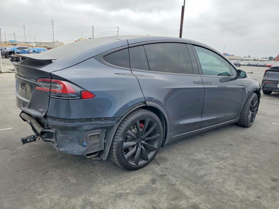 2016 Tesla Model x VIN 5YJXCBE29GF012249 COPART salvage auction — REAR END, Ca - Salvage Certificate, sold $5,000 on 2026-07-29 (photo 3)
