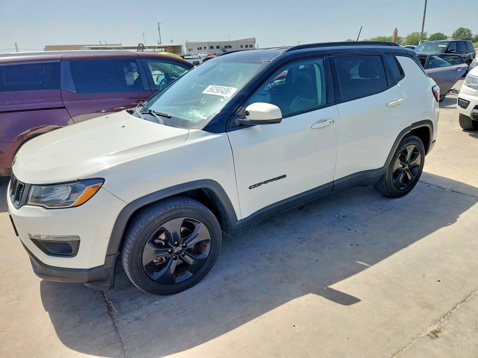 2020 Jeep Compass VIN 3C4NJCBB4LT162594 COPART salvage auction — NORMAL WEAR, Tx - Certificate Of Title (P), sold $4,050 on 2026-07-09 (photo 1)