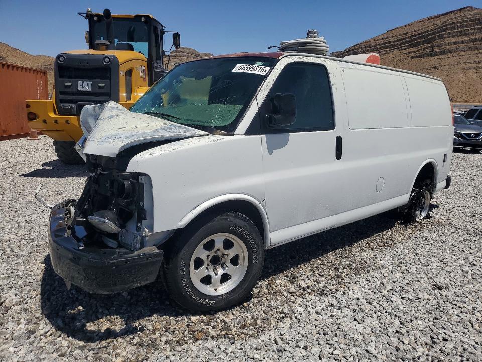 2006 Chevrolet Express 1500 VIN 1GCFG15XX61103804 COPART salvage auction — FRONT END, Nv - Salvage Title, sold $950 on 2026-07-06 (photo 1)