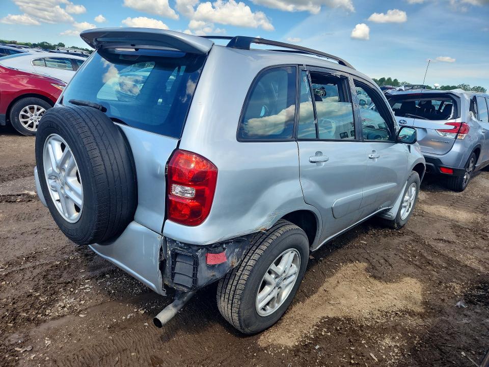 2001 Toyota Rav4 VIN JTEHH20V710102394 COPART salvage auction — REAR END, Il - Cert Of Title-Rebuilt, sold $375 on 2026-07-21 (photo 3)