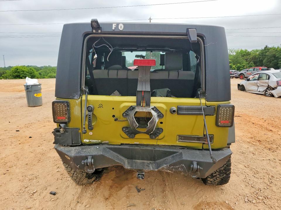 2010 Jeep Wrangler / VIN 1J4BA3H19AL203791 COPART salvage auction — REAR END, Nc - Salvage Certificate Of Title, sold $775 on 2026-08-03 (photo 6)
