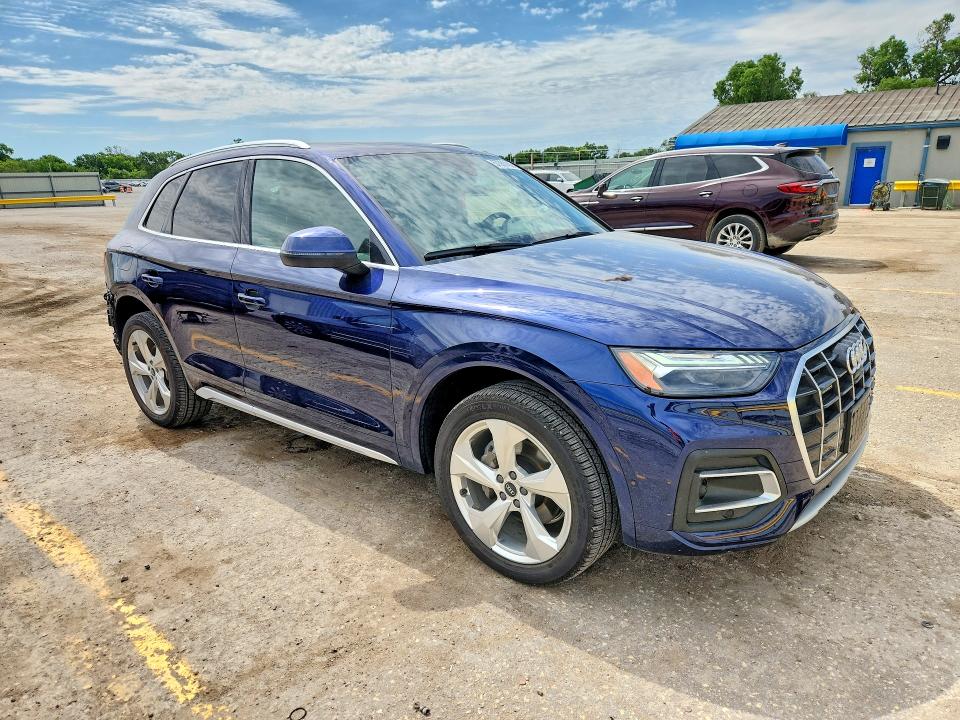 2021 Audi Q5 VIN WA1CAAFY8M2007411 COPART salvage auction — REAR END, Ks - Cert Of Title-Salvage, sold $17,100 on 2026-07-22 (photo 4)