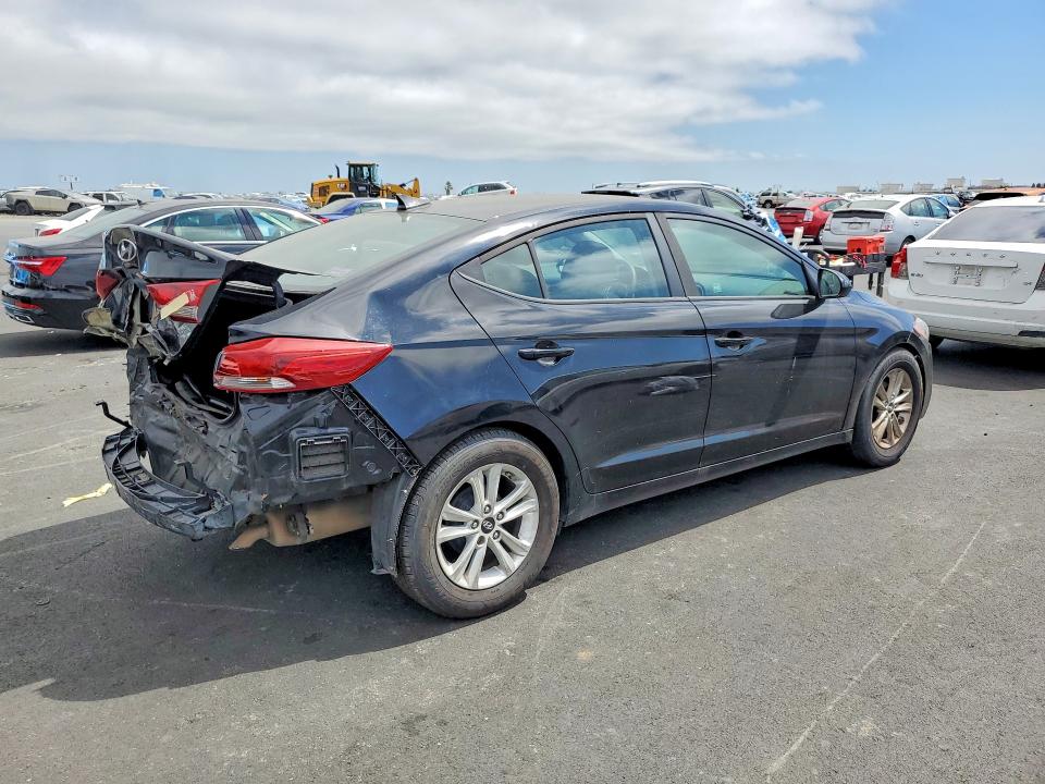 2017 Hyundai VIN KMHD74LFXHU061747 COPART salvage auction — REAR END, Ca - Dis/Dlr/Exp App For Dup Clean, sold $2,850 on 2026-07-15 (photo 3)