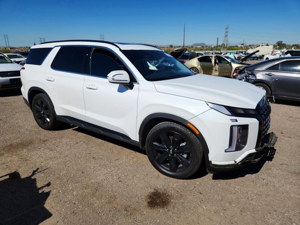 2024 Hyundai Palisade VIN KM8R34GE6RU689373 COPART salvage auction — FRONT END, Az - Cert Of Title - Salvage, sold $9,300 on 2026-07-31 (photo 4)