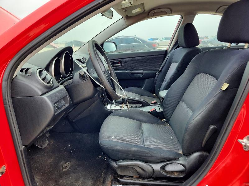 2008 Mazda 3 VIN JM1BK32F181815772 COPART salvage auction — FRONT END, Tx - Salvage Vehicle Title, sold $250 on 2026-07-09 (photo 7)