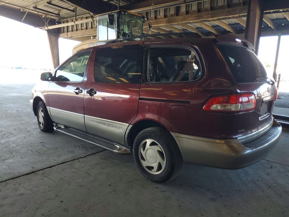 2002 Toyota Sienna VIN 4T3ZF13C52U455040 COPART salvage auction — SIDE, Ca - Dis/Dlr/Exp Only Clean Title, sold $300 on 2026-07-02 (photo 2)