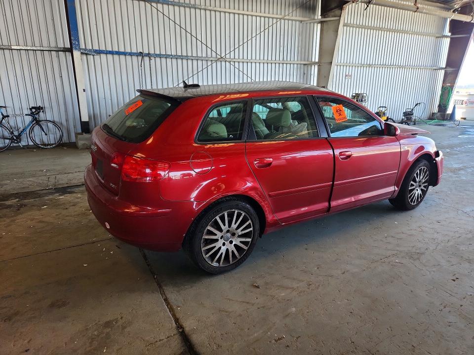 2006 Audi A3 VIN WAUMF78PX6A029757 COPART salvage auction — FRONT END, Ca - Salvage Certificate, sold $10 on 2026-07-09 (photo 3)