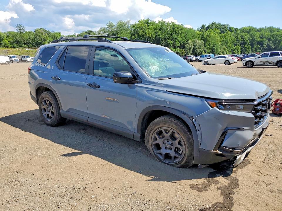 2024 Honda Pilot VIN 5FNYG1H67RB018958 COPART salvage auction — FRONT END, Ct - Cert Of Title-Salvage, sold $10,200 on 2026-07-09 (photo 4)