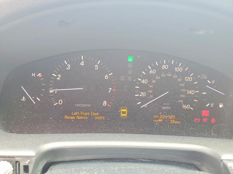 2005 Lexus Ls VIN JTHBN36F955008808 COPART salvage auction — FRONT END, IL - SALVAGE CERTIFICATE, sold $400 on 2026-07-31 (photo 9)
