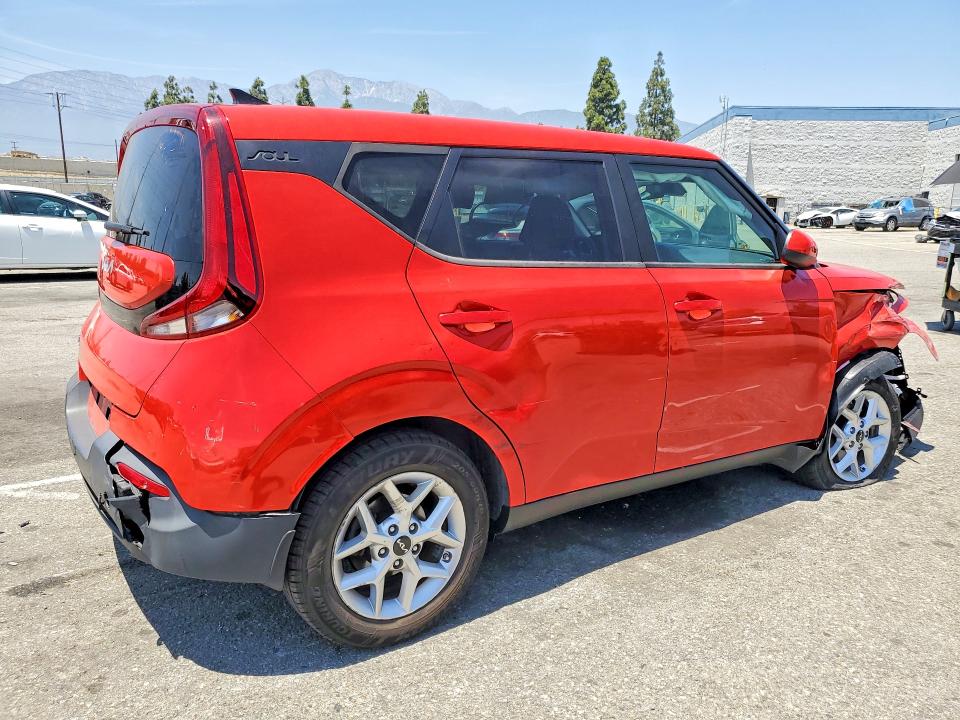 2022 Kia Soul VIN KNDJ23AU0N7186350 COPART salvage auction — FRONT END, Ca - Salvage Certificate, sold $2,750 on 2026-07-28 (photo 3)