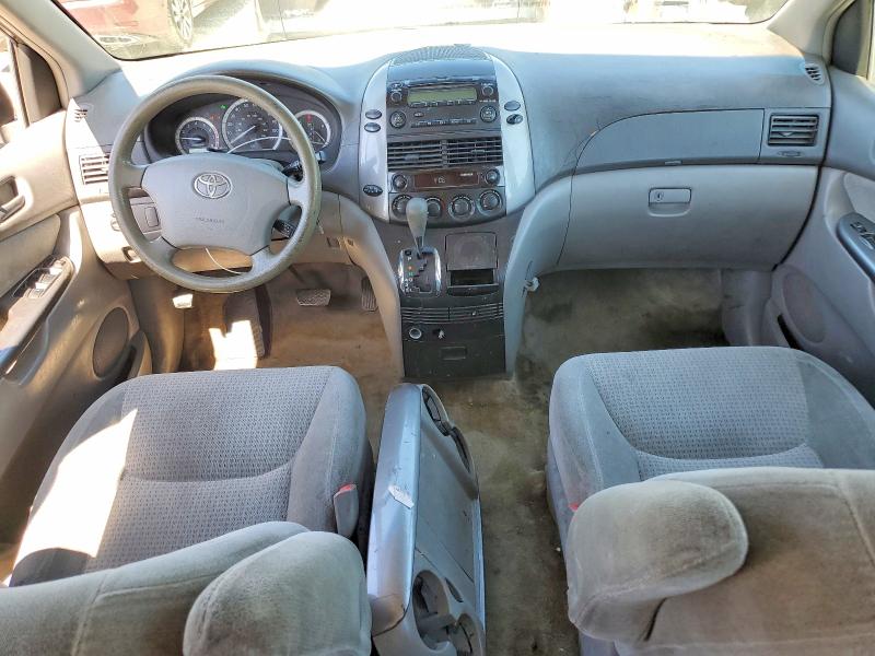 2006 Toyota Sienna VIN 5TDZA23C76S518800 COPART salvage auction — REAR END, Ca - Salvage Certificate, sold $600 on 2026-07-14 (photo 8)