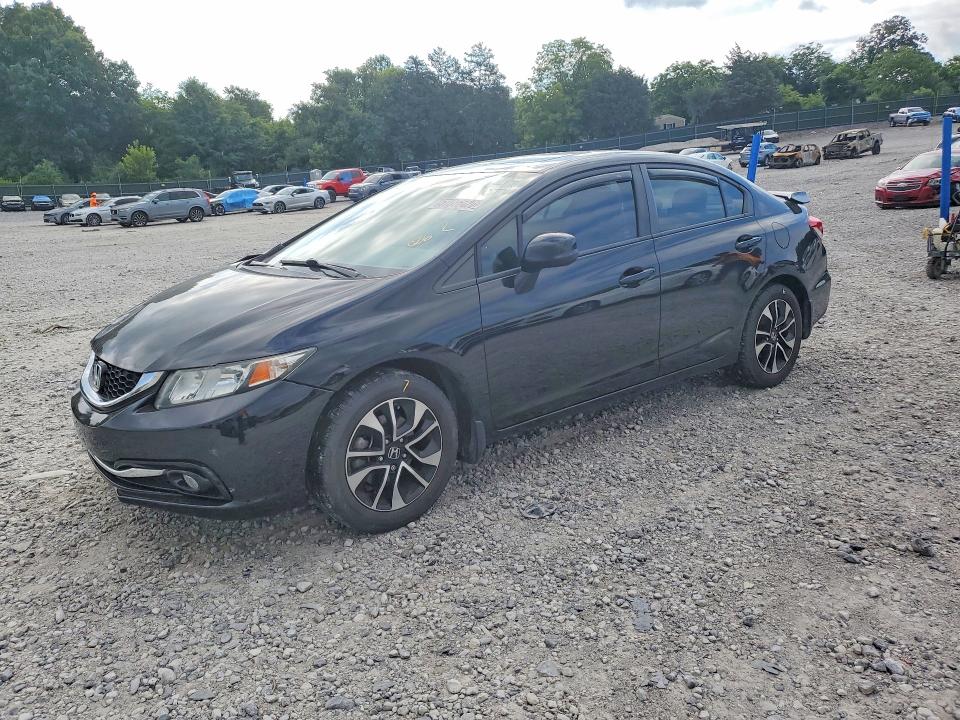 2013 Honda Civic VIN 19XFB2F9XDE239395 COPART salvage auction — FRONT END, Tn - Salvage Certificate, sold $3,550 on 2026-07-02 (photo 1)
