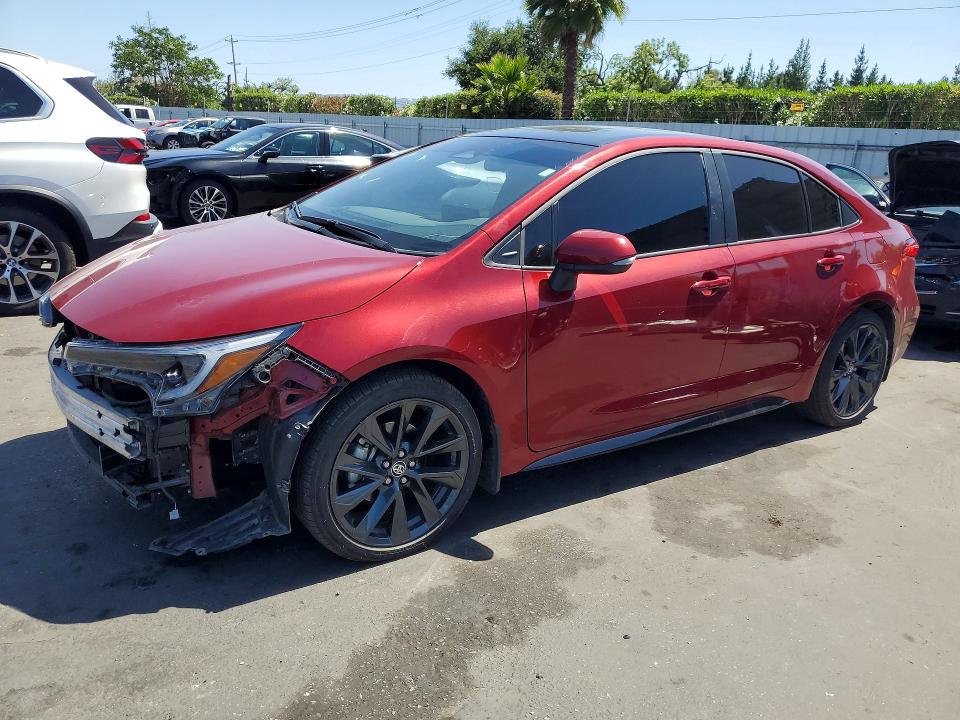 2025 Toyota Corolla VIN 5YFS4MCE4SP250586 COPART salvage auction — UNDERCARRIAGE, Ca - Salvage Certificate, sold $375 on 2026-07-28 (photo 1)